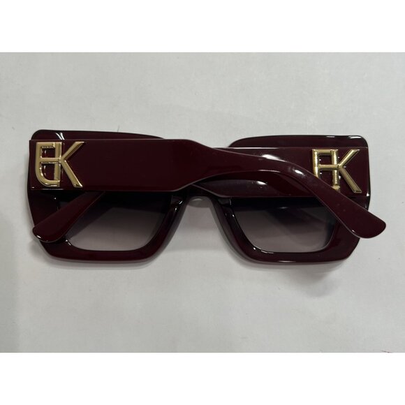 Emmanuelle Khanh Midnight Sunglasses in Red - Picture 4 of 6